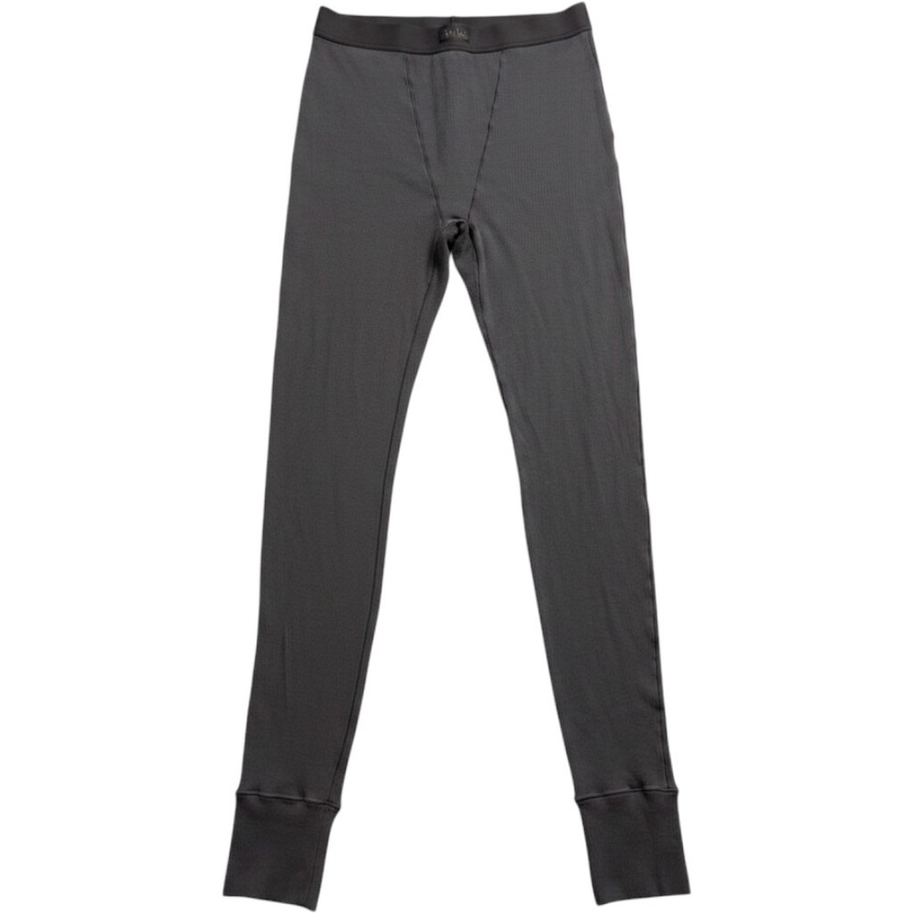 SKIMS Cotton Rib Legging Soot Grey High Waisted Loungewear Pants Size Medium